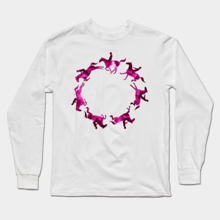 Showjumping Horse Sequence Long Sleeve T-Shirt